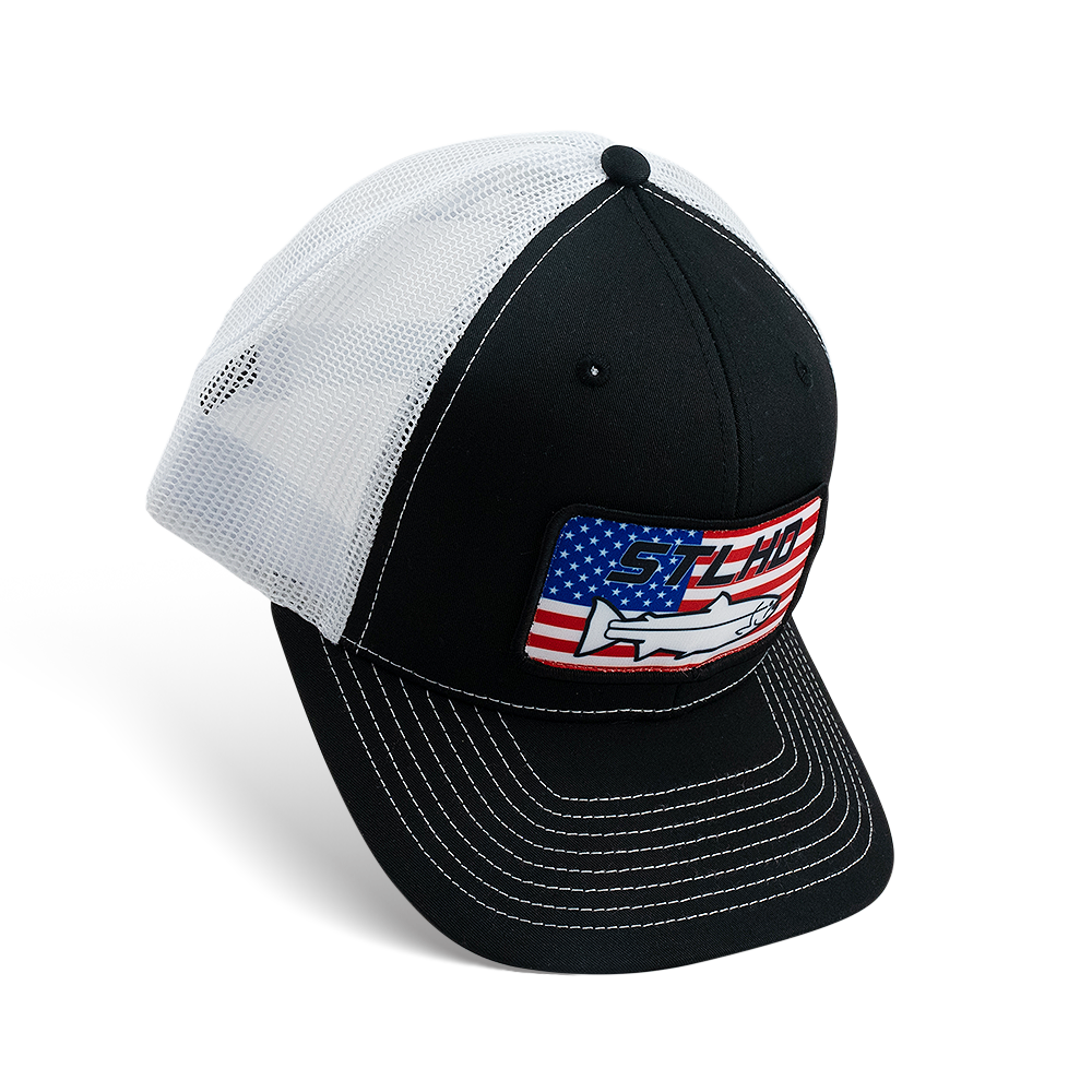 STLHD Nation Black/White Trucker Snapback Hat