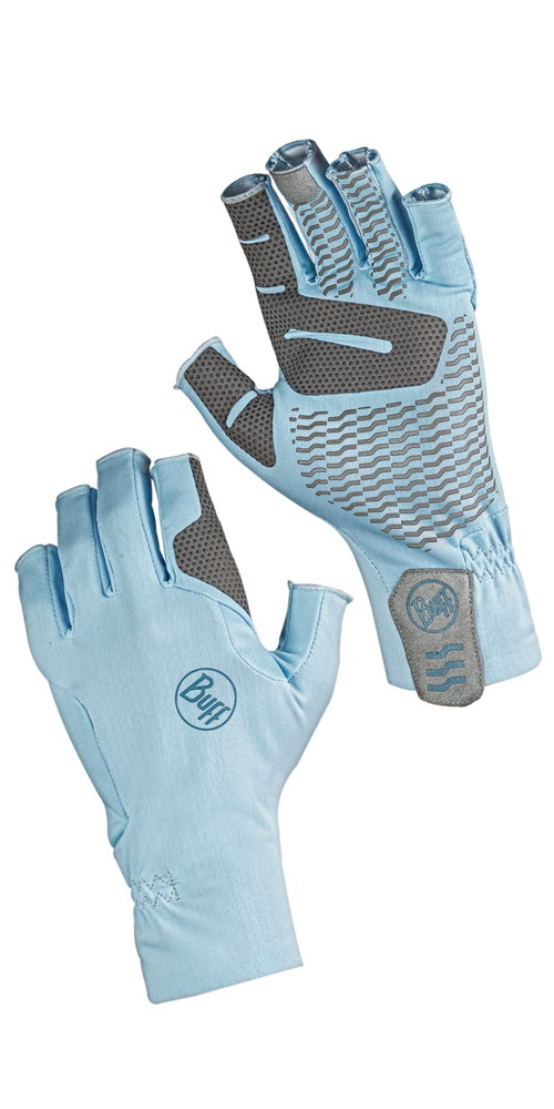 Buff Aqua Gloves (Small) - Pelagic Camo White